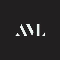 aml logo symbool. vector bedrijf symbool element
