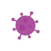 vector corona virus virion van coronavirus Aan wit achtergrond