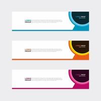 moderne vector banner web achtergrond abstracte ontwerpsjabloon