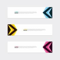 moderne vector banner web achtergrond abstracte ontwerpsjabloon