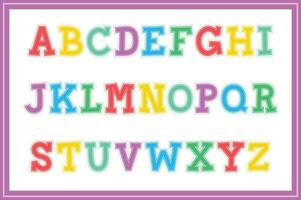 veelzijdig verzameling van papier uitknippen alfabet brieven voor divers toepassingen vector