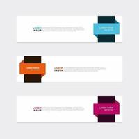 moderne vector banner web achtergrond abstracte ontwerpsjabloon