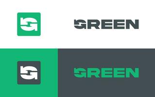 vieren milieuvriendelijk waarden met deze dynamisch groen recycle logo concept met een app icoon vector