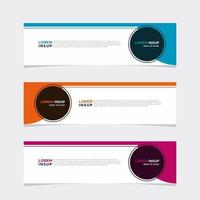 moderne vector banner web achtergrond abstracte ontwerpsjabloon