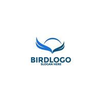 vogel logo ontwerp abstract, vliegend vogel logo vector sjabloon