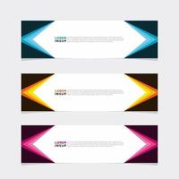 moderne vector banner web achtergrond abstracte ontwerpsjabloon