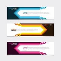 moderne vector banner web achtergrond abstracte ontwerpsjabloon