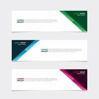 moderne vector banner web achtergrond abstracte ontwerpsjabloon