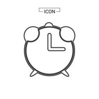 wekker pictogram vectorillustratie vector