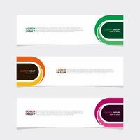 moderne vector banner web achtergrond abstracte ontwerpsjabloon