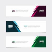 moderne vector banner web achtergrond abstracte ontwerpsjabloon