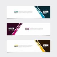 moderne vector banner web achtergrond abstracte ontwerpsjabloon