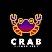 krab lijn kunst ontwerp vector