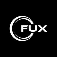 fux logo ontwerp, inspiratie voor een uniek identiteit. modern elegantie en creatief ontwerp. watermerk uw succes met de opvallend deze logo. vector