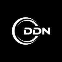 ddn logo ontwerp, inspiratie voor een uniek identiteit. modern elegantie en creatief ontwerp. watermerk uw succes met de opvallend deze logo. vector