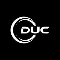 duc logo ontwerp, inspiratie voor een uniek identiteit. modern elegantie en creatief ontwerp. watermerk uw succes met de opvallend deze logo. vector