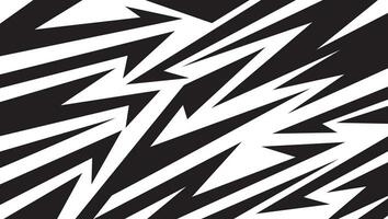 monochroom backdrop met scherp stekels en dynamisch zigzag lijnen vector