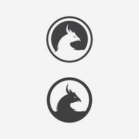 vogel logo vector pictogram ontwerpsjabloon