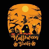 halloween t-shirt ontwerp vector