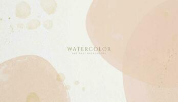 abstract horizontaal waterverf achtergrond. neutrale licht gekleurde leeg ruimte achtergrond illustratie vector