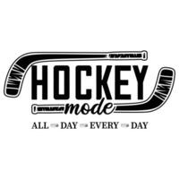 hockey gevoel , hockey mam leven , hockey spel dag , hockey moeder, hockey modus, hockey mama, cadeau hockey t-shirt ontwerp vector