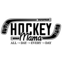 hockey gevoel , hockey mam leven , hockey spel dag , hockey moeder, hockey modus, hockey mama, cadeau hockey t-shirt ontwerp vector