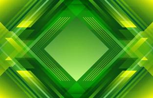 abstracte geometrische diamant groen geel verloop vector