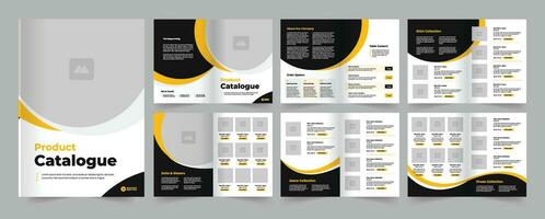 Product catalogus ontwerp of catalogus lay-out ontwerp vector