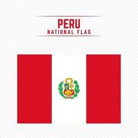 nationale vlag van peru vector