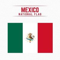 nationale vlag van mexico vector