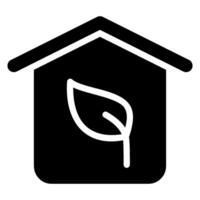 huis glyph icoon vector