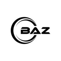 baz logo ontwerp, inspiratie voor een uniek identiteit. modern elegantie en creatief ontwerp. watermerk uw succes met de opvallend deze logo. vector