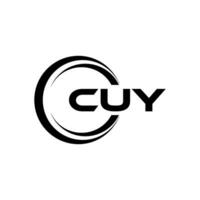 cuy logo ontwerp, inspiratie voor een uniek identiteit. modern elegantie en creatief ontwerp. watermerk uw succes met de opvallend deze logo. vector