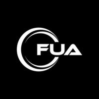 fua logo ontwerp, inspiratie voor een uniek identiteit. modern elegantie en creatief ontwerp. watermerk uw succes met de opvallend deze logo. vector