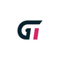 brief g en t logo ontwerp element vector met creatief gemakkelijk idee