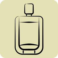 icoon urinoir. verwant naar badkamer symbool. hand- getrokken stijl. gemakkelijk ontwerp bewerkbaar. gemakkelijk illustratie vector