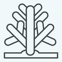 icoon cactus. verwant naar saudi Arabië symbool. lijn stijl. gemakkelijk ontwerp bewerkbaar. gemakkelijk illustratie vector