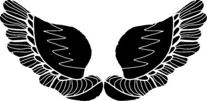engel Vleugels klem kunst vector