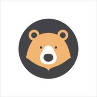 deze schattig beer logo in vector illustratie voegt toe een tintje van charme en vriendelijkheid naar ieder ontwerp project.