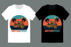 afdrukken klaar motorfiets t overhemd ontwerp vector sjabloon.