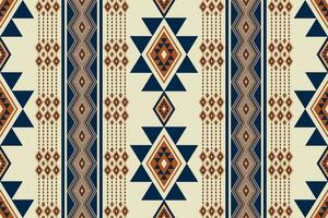 aztec Navajo wijnoogst patroon. aztec Navajo meetkundig strepen naadloos patroon. meetkundig zuidwesten wijnoogst patroon gebruik voor kleding stof, textiel, huis decoratie elementen, bekleding, inpakken, enz. vector