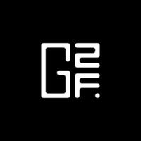 gzf brief logo vector ontwerp, gzf gemakkelijk en modern logo. gzf luxueus alfabet ontwerp