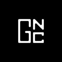 gnc brief logo vector ontwerp, gnc gemakkelijk en modern logo. gnc luxueus alfabet ontwerp