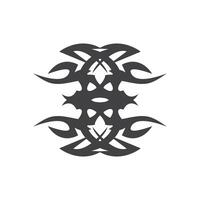 zwart tribal tatoeëren abstract symbool sjabloon vector