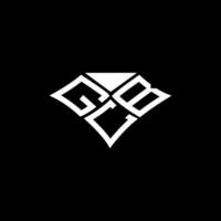 gcb brief logo vector ontwerp, gcb gemakkelijk en modern logo. gcb luxueus alfabet ontwerp