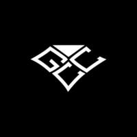 gcc brief logo vector ontwerp, gcc gemakkelijk en modern logo. gcc luxueus alfabet ontwerp