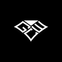 gcw brief logo vector ontwerp, gcw gemakkelijk en modern logo. gcw luxueus alfabet ontwerp