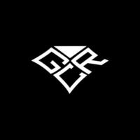 gcr brief logo vector ontwerp, gcr gemakkelijk en modern logo. gcr luxueus alfabet ontwerp