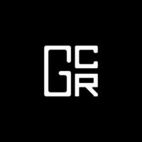 gcr brief logo vector ontwerp, gcr gemakkelijk en modern logo. gcr luxueus alfabet ontwerp