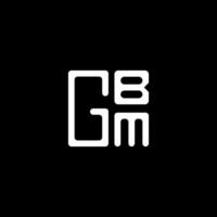 gbm brief logo vector ontwerp, gbm gemakkelijk en modern logo. gbm luxueus alfabet ontwerp